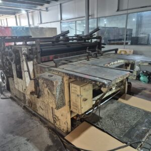 Corte vinco rotativa 2 cores + corte vinco.  1.80 boca 87cm de puxada