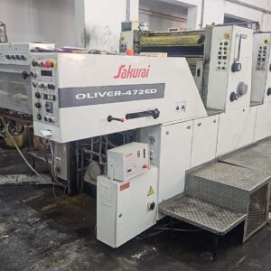 Sakuray 472 -4 cores ano 1997, tinteiro eletrônico, autoplate.