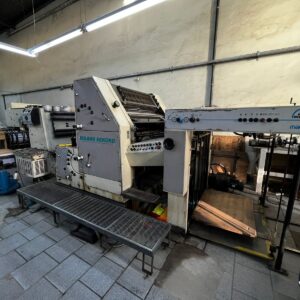 ROLAND REKORD Bicolor, ano 1989, formato 72x102 cm, molha contínua. Em funcionamento rodando cromia. À prova de teste.