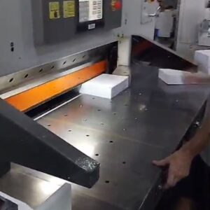 Guilhotina Polar 115  ✅Colchão de ar ✅Fotocélula ✅Programação de corte ✅tela 10’’