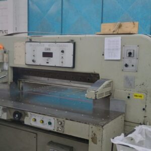 Guilhotina Guarani 120cm  ✅Colchão de ar ✅Fotocélula 🛑2 elevadores ( não está em uso mas está todas as peça para colocar em uso.