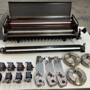 Sistema de numeração, Numerador Heidelberg GTO 52 - 4 numeradores Massari Verticais Progressivo - 4 numeradores Massari Horizontais Progressivo - 4 numeradores Krause Verticais Regressivos - 3 Discos de fixação dos numeradores - 3 Came numeração