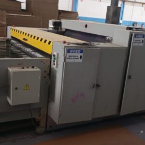 Corte vinco Rotativa 1150x2000 2 Cores Bomba Anilox Vácuo Batedor Esteira coletora refile