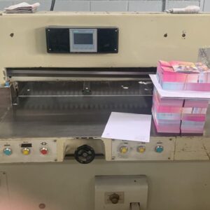 Guilhotina Guarani HCE 82 com programação ( funcionando )  ✅1 faca reserva nova sem uso