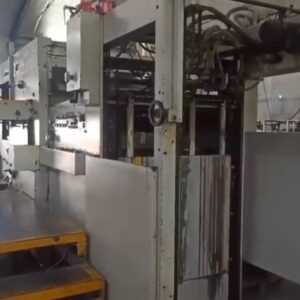 Corte vinco Bobst ano 1987 formato 72x102 com destaque