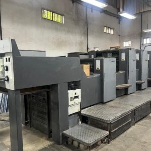 Heidelberg SM 74 4 cores + verniz ano 2002 completa.