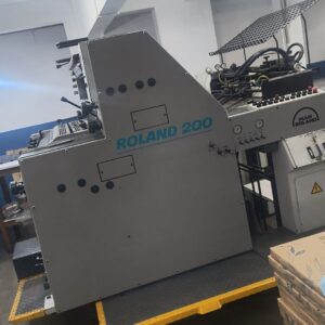 Roland 200-2 cores ano 1995 4 barras de pinças, formato 52x74, alcolor original.
