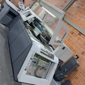 Coladeira de lombada quadrada EuroBinder modelo 1300 ano 2008, revisada, seminova.