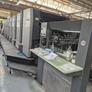 Heidelberg Speed Master 102-8 Ano 1999 instalada em 2000 CP 2000 Refrigeração de Rolaria Lavadores de Blanquetas Troca de chapas automática Entrada e saída Preset Chapas dos contras original recém instaladas.