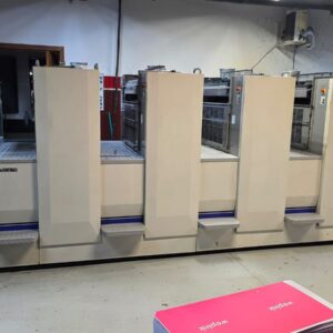 Sakurai 466 SI- 4 cores - ano 2008 Formato 670 x 550 cm. Velocidade máxima 15.000 folhas/hora - Easyplate - Super Conservada.