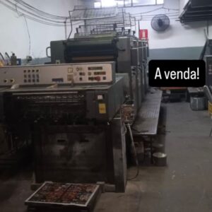 Heidelberg movp 4 cores ano 1992 álcoolor original , geladeira saída alta.