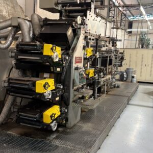 Impressora flexografica Label Man 250mm 8 cores ano 2006, tambor central.  ✅Muitas ferramentas