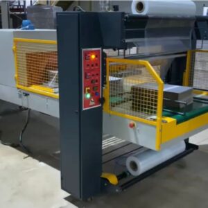 Embaladora Shirink tamanho 800x400 de área útil  Edeal para embalar caixas 📦 de pizz e embalagens em garal.