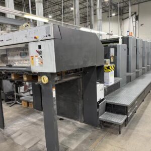 Heidelberg 2002 CD102-6L SE Mais de 280 milhões de impressões 6 cores, 720 x 1020 mm CP2000 Umidificação Alcolor Alimentação contínua Technotrans Beta C Controle de temperatura da tinta Transferência de ar Venturi Predefinições AutoPlate Controle eletrônico de sobreposição lateral Detecção de folha dupla Chapa de aço no alimentador e na saída Detecção ultrassônica de duas folhas Secador infravermelho Heidelberg Revestidor em linha Heidelberg Intercomunicador Pulverização a pó Grafix Exatronic Todos os manuais do proprietário.  🛑Máquina para importação