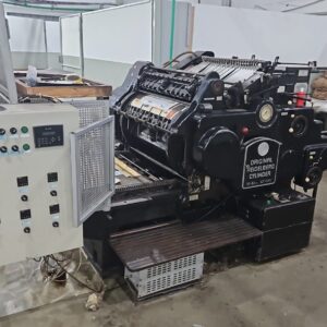 Corte vinco Heidelberg 56x82 com hotstamp
