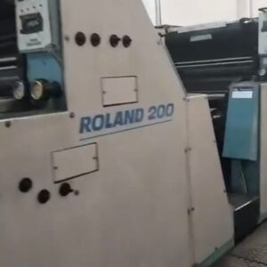 Roland 200 -4 CORES ANO 1991 alcolor original. Formato 52x74 pilha baixa.