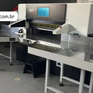 Guilhotina HPM 115cm ano 2026 completa.  ✅Programação de corte ✅Fotocélula ✅Colchão de ar