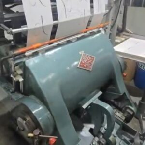 FEVA HOT STAMPING Formato 60X80 cm Aparelho Fabrimac 6 Zonas de Aquecimento Servo Motor na Puxada Fricção Mecânica
