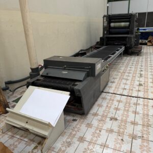Impressora Heidelberg 61x82 + esteira de verniz bally 70cm 2 lapadas uv