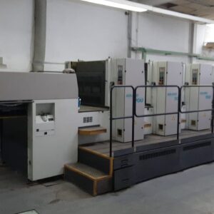 Roland 704-4 cores ano 1998  Estudo propostas  Ano 1998 instalada em dezembro de 1999. Aproximadamente 113 milhões de impressões