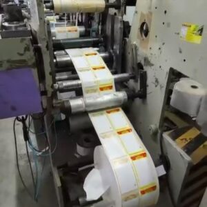 Impressora flexo Rotograf 7 cores 250mm ano 2010 17 facas 44 portas clichês 19 anilox