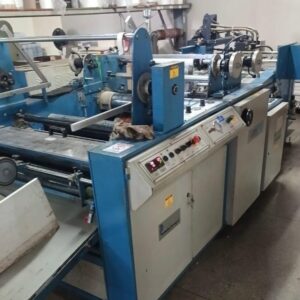 Laminadora automática Radial, ano 2013, formato máx. 74 x 104, formato mín. 26 x 38, produção aprox. 4.000 fls./h, excelente estado, com garantia.