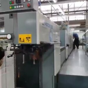 Komori 428. 5 cores mais verniz Elevada Ano 2001