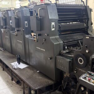 Heidelberg MO -4 cores ano 1989 pilha alta, alcolor.