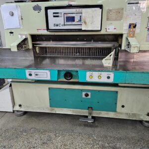 GUILHOTINA GUARANI CMC 120cm ano 1995  ✅Colchão de Ar ✅Foto Célula ✅Programação de corte