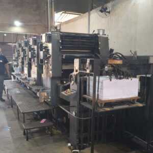 Heidelberg SM 72 - 4 cores ano 1988 molha aquacel com geladeira,moletom só tomadores.