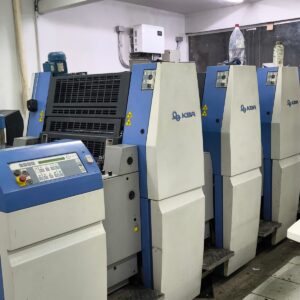 KBA RAPIDA 66-4 — ANO 2010 KBA Rapida 66-4 🖨️ 4 cores 📅 Ano: 2010 📐 Formato: 46 × 66 cm ⚡ 380 V / 35 A 🔌 60 Hz — 23,5 kVA 📊 Máquina em bom estado, conforme fotos. Excelente oportunidade para gráfica que busca uma KBA robusta e produtiva. 📲 Interessados, chamar no WhatsApp.